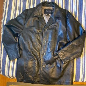 Men’s Wilson Leather jacket//hardly worn